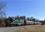 Diesel photo charter proceeding north with the GP38-2 leading